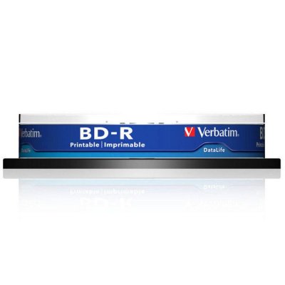 VERBATIM  Lot de 10 Blu-ray Disc R DataLife - 25 Go 6x - Spindle