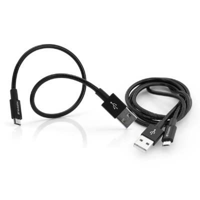 VERBATIM  Micro Usb Cable Sync&charge 1 M+30 Cm Noir