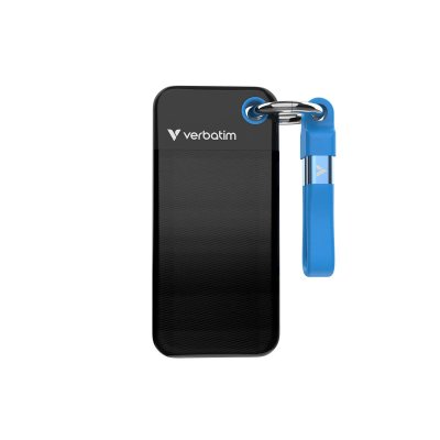 VERBATIM  Pocket Ssd 1 To Usb Type-c 3.2 Gen 2 (3.1 Gen 2) Noir, Bleu 