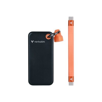 VERBATIM  Pocket Ssd 1 To Usb Type-c 3.2 Gen 2 (3.1 Gen 2) Noir, Orange 