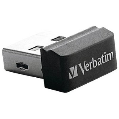 VERBATIM  Store 'n' Stay USB Drive - Cl&eacute; USB - 8 Go - USB 2.0 - noir