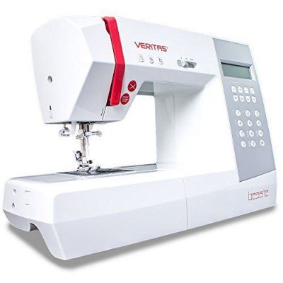  Veritas 1310Bessie Machine &agrave; coudre, plastique/m&eacute;tal, blanc/rouge, 42x 16x 30cm 