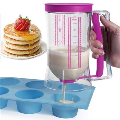 AC DECO Verre Doseur Lily Cook Pate &Agrave; Piston 900ml