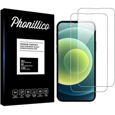 PHONILLICO Verre Tremp&eacute; pour iPhone 13 MINI (5,4) [Pack 2] Film Protection Ecran Ultra Resistant