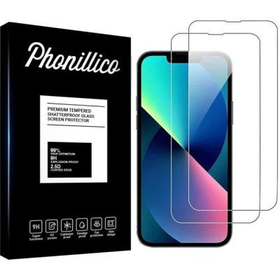 PHONILLICO Verre Tremp&eacute; pour iPhone 14 [Pack 2] Film Vitre Protection Ecran