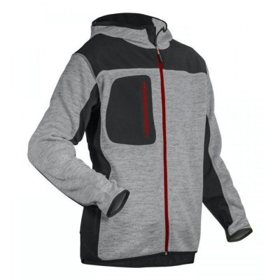 COVERGUARD Veste softshell tricot  Bora Sweater Gris Clair / Noir m - Gris Clair / Noir