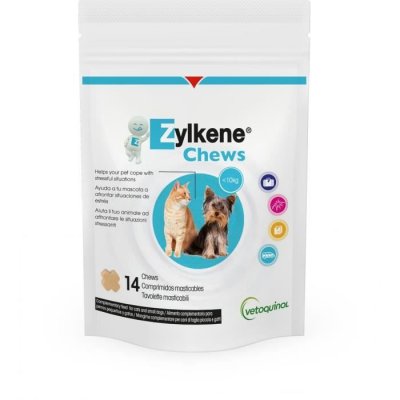 ZYLKENE VETOQUINOL Compl&eacute;ment  Chew - 75 mg - 14 bouch&eacute;es - Pour Chien