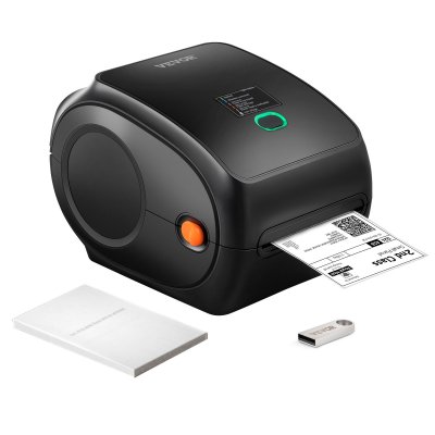 VEVOR  Imprimante &Eacute;tiquettes Thermique 4x6 300dpi USB/Bluetooth pour Amazon UPS