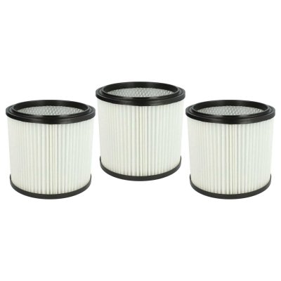  Vhbw - 3x filtre rond pour aspirateur multifonction compatible avec Lavor Ashley 100, 300