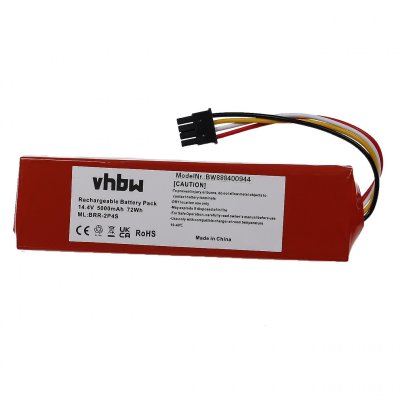  Vhbw - Batterie compatible avec Xiaomi Mijia SDJQR02RR robot &eacute;lectrom&eacute;nager (5000mAh, 14,4V, Li-ion)
