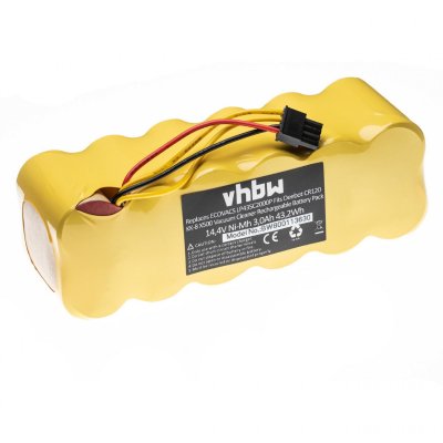 VHBW  NiMH batterie 3000mAh pour robot aspirateur  Ariete Briciola 2711, 2712, 2717 