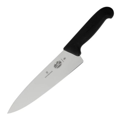 VICTORINOX  - Couteau &Agrave; D&eacute;couper Fibrox Extra-Large - Noir 5.2063.20