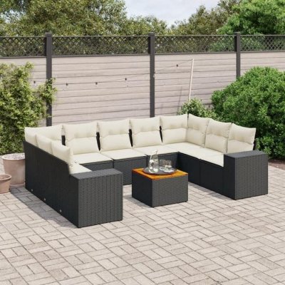 VIDAXL VIDA XL Ensemble Salon de jardin - 10 pcs