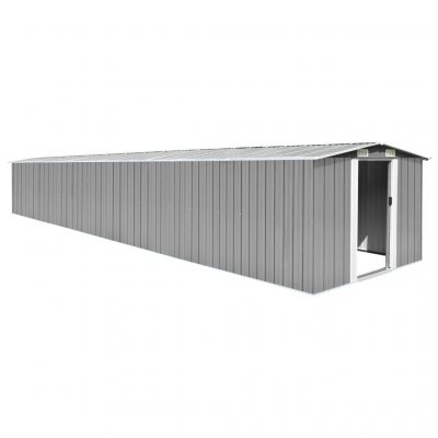 VIDAXL  - Abri de jardin Gris 257x779x181 cm Acier galvanis&eacute;