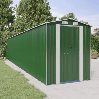VIDAXL  - Abri de jardin Vert 192x1021x223 cm Acier galvanis&eacute;