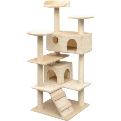 VIDAXL  - Arbre &agrave; chat avec griffoirs en sisal 125 cm Beige Beige