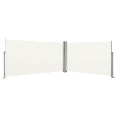 Vidaxl auvent lat&eacute;ral r&eacute;tractable cr&egrave;me de 160x600 cm 42179