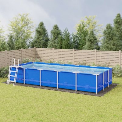 VIDAXL  b&acirc;che de piscine gris clair 999x500 cm g&eacute;otextile polyester