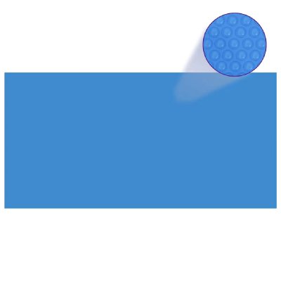 VIDAXL  b&acirc;che de piscine rectangulaire 549 x 274 cm pe bleu 90678