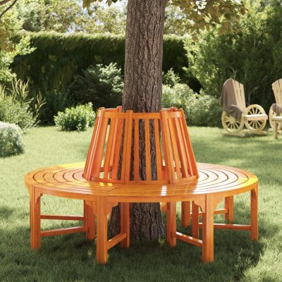 VIDAXL  - Banc d'arbre &oslash; 160 cm Bois Brun