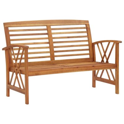 VIDAXL  - Banc de jardin 119 cm Bois d'acacia solide Marron