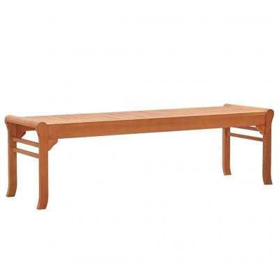 VIDAXL  - Banc de jardin 3 places 150 cm Bois d'eucalyptus solide n/a