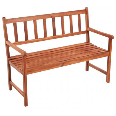 VIDAXL  banc de jardin avec coussin 120 cm bois d'acacia massif 3063770