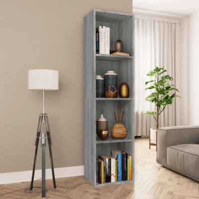 VIDAXL  - Biblioth&egrave;que/Meuble tv Sonoma gris 36x30x143 cm