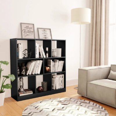 Vidaxl - Biblioth&egrave;que Noir 97,5 x 29,5 x 100 cm Agglom&eacute;r&eacute; Noir