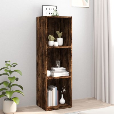 VIDAXL  biblioth&egrave;quemeuble tv ch&ecirc;ne fum&eacute; 36x30x114cm bois d'ing&eacute;nierie
