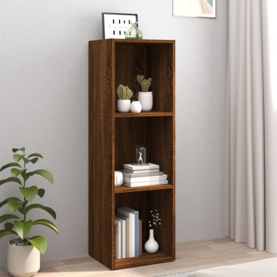 VIDAXL  biblioth&egrave;quemeuble tv ch&ecirc;ne marron 36x30x114cm bois ing&eacute;nierie