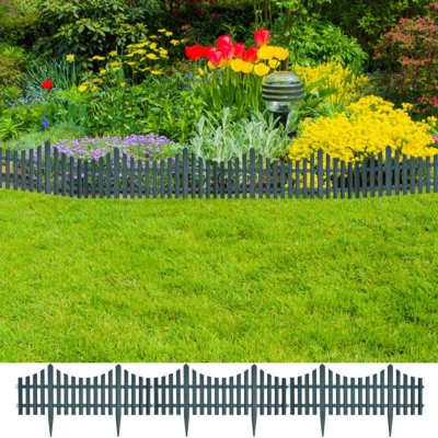 VIDAXL  - Bordures de pelouse 17 pcs 10 m Vert Vert