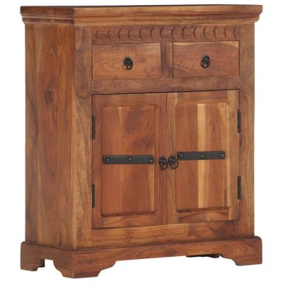 Vidaxl buffet 63 x 30 x 75 cm bois d'acacia massif 248005