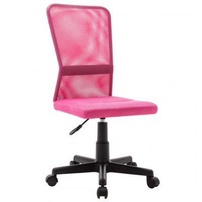 Vidaxl - Chaise de bureau Rose 44x52x100 cm Tissu en maille Rose