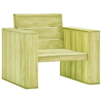 VIDAXL  chaise de jardin 89x76x76 cm bois de pin impr&eacute;gn&eacute; 49036