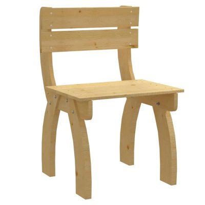 VIDAXL  chaise de jardin en bois de pin impr&eacute;gn&eacute; 41961