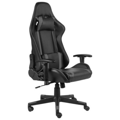 VIDAXL  chaise de jeu pivotante gris pvc