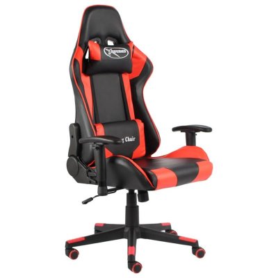 VIDAXL  chaise de jeu pivotante rouge pvc 20491