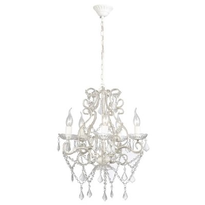 VIDAXL  - Chandelier avec 2800 cristaux E14 Blanc