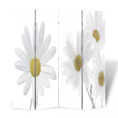 Vidaxl - Cloison de s&eacute;paration pliable 160 x 170 cm Fleur Rose