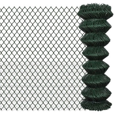 VIDAXL  - Cl&ocirc;ture &agrave; mailles losang&eacute;es Acier 1,25x25 m Vert