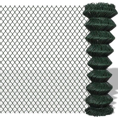 VIDAXL  - Cl&ocirc;ture &agrave; mailles losang&eacute;es Acier 1,5x15 m Vert Vert