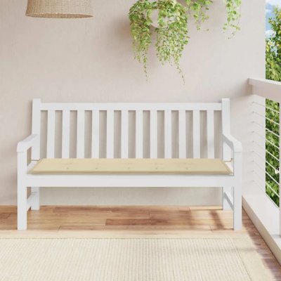 VIDAXL  - Coussin de banc de jardin Beige 150 x 50 x 3 cm Beige