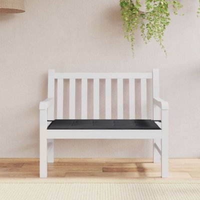 VIDAXL  - Coussin de banc de jardin Noir 100 x 50 x 3 cm Noir