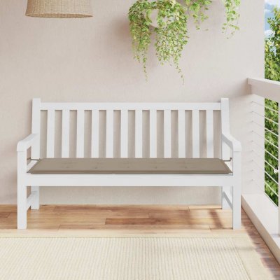 VIDAXL  Coussin pour Banc de Jardin Taupe 150 &times; 50 &times; 3 cm
