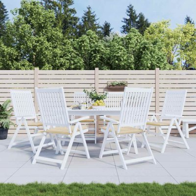 VIDAXL  coussins de chaise de jardin 6 pcs beige 40x40x3cm tissu oxford