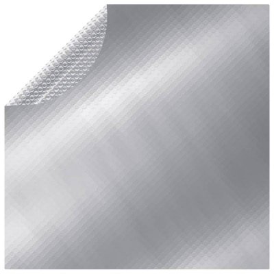VIDAXL  couverture de piscine argent&eacute; 488 cm pe 488 cm