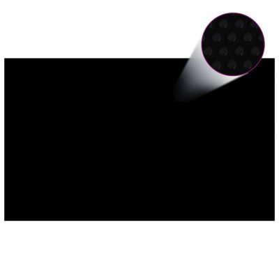 VIDAXL  couverture de piscine rectangulaire 1000x600 cm pe noir 92966