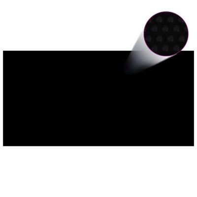 VIDAXL  couverture de piscine rectangulaire 1200x600 cm pe noir 92967
