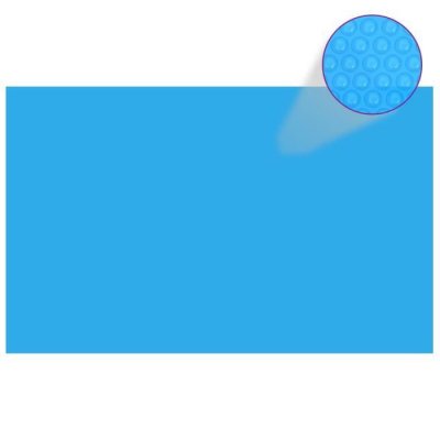 VIDAXL  couverture de piscine rectangulaire 800x500 cm pe bleu 92960